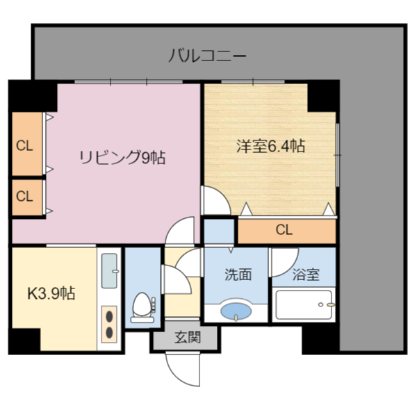 旭町のタワーマンション16階の角部屋です♪長崎の町が見渡せる眺望が魅力的(^^)夜景もきれいです☆1階にはスーパーがあり、長崎駅も徒歩圏内の生活便利地です☺