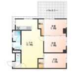長崎市西小島2丁目売中古マンション★3階建ての最上階角部屋!駐車場軽自動車1台付(無料高さ制限180cmまで)、広々としたバルコニー、ペット飼育可能、空家となっておりますので内覧可能です。