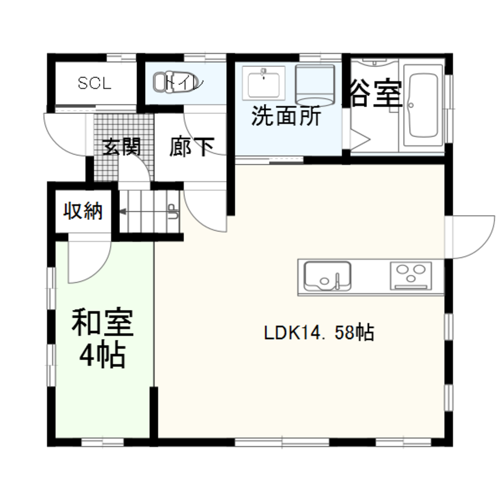 長崎市滑石4丁目☆築8年の中古売家☆3LDKのオール電化住宅☆駐車場2台分あります☆南向き☆角地☆