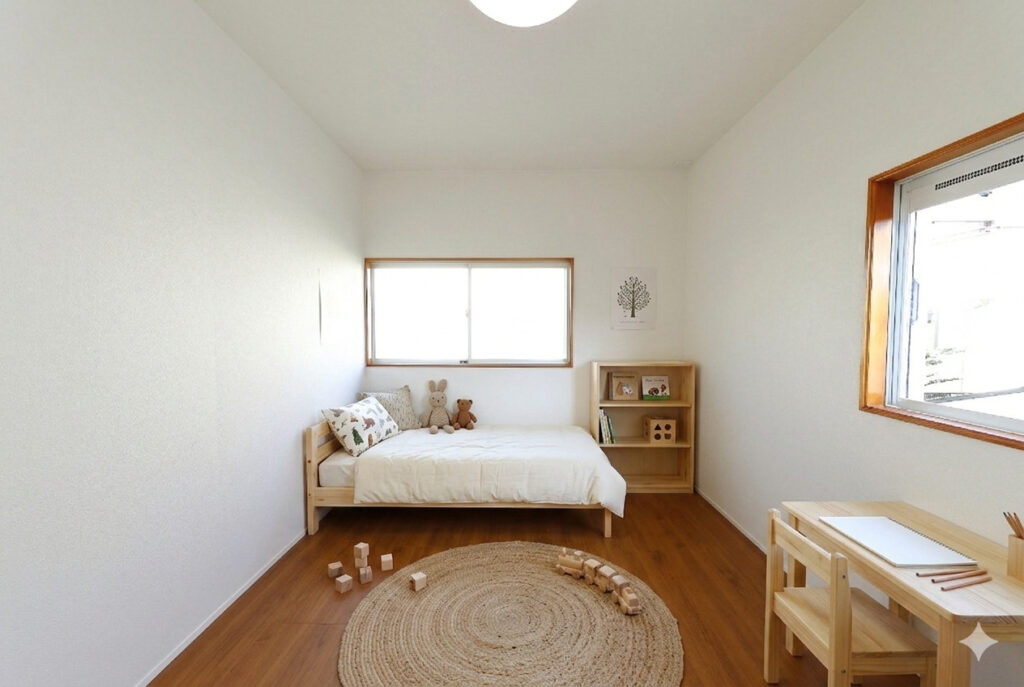 ※ＣＧ合成（ＡＩ加工）によるホームステージングイメージです。家具・小物は売買対象に含まれません。