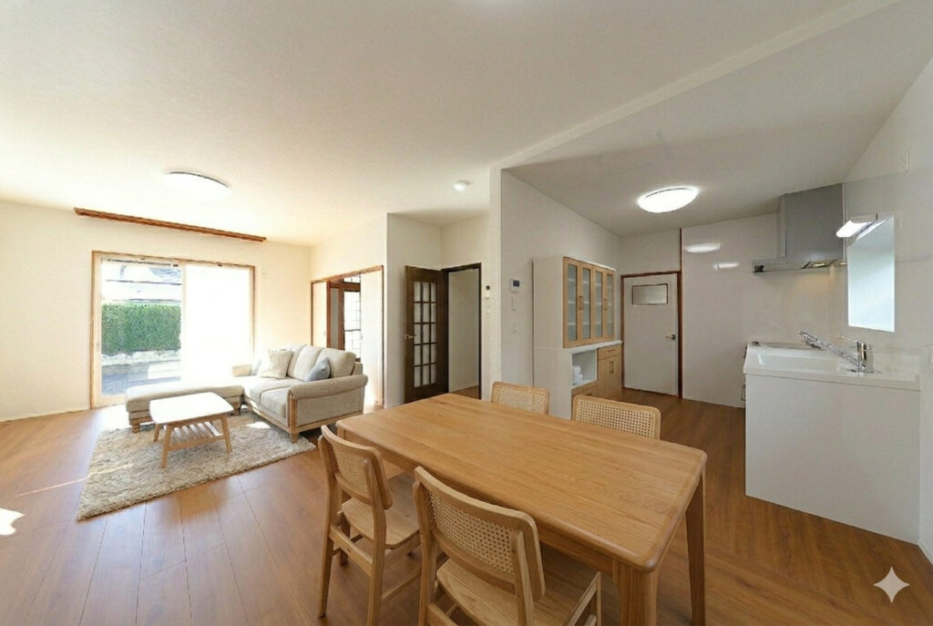 ※ＣＧ合成（ＡＩ加工）によるホームステージングイメージです。家具・小物は売買対象に含まれません。