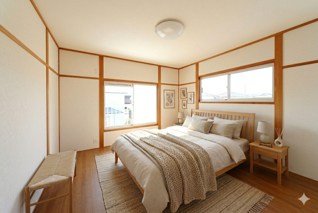 ※ＣＧ合成（ＡＩ加工）によるホームステージングイメージです。家具・小物は売買対象に含まれません。